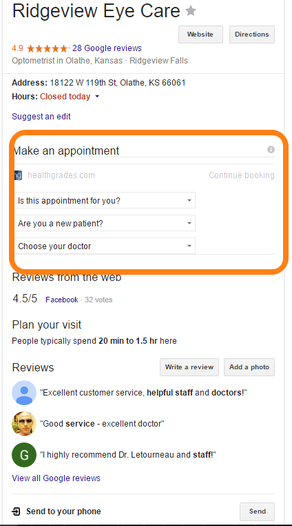 Ridgeview Business Card in Google SERPS.png